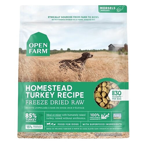 Open Farm - Grain Free Homestead Turkey Recipe Freeze Dried Raw Dog Food